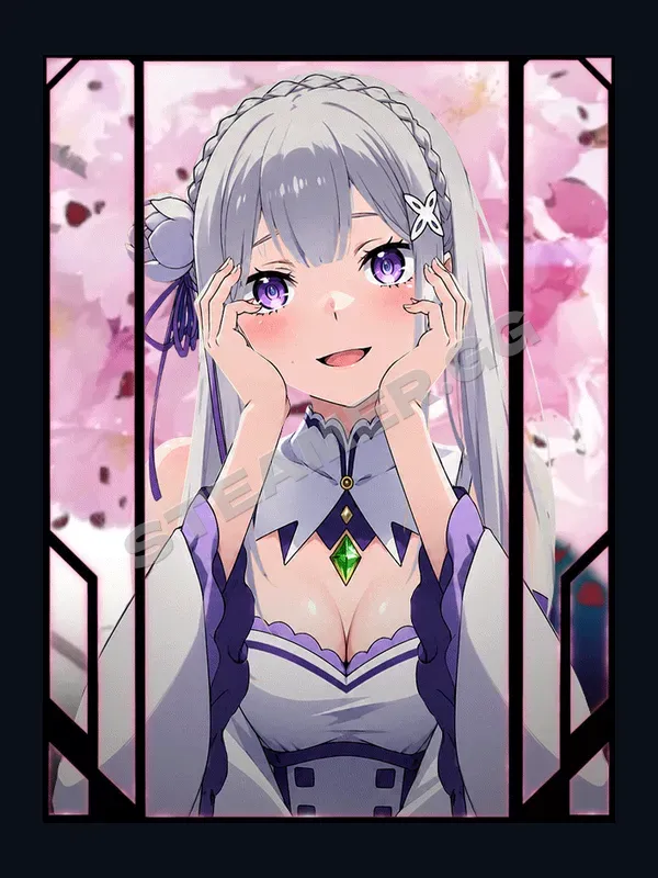 Оформление профиля Steam «Эмилия (Re:Zero)»