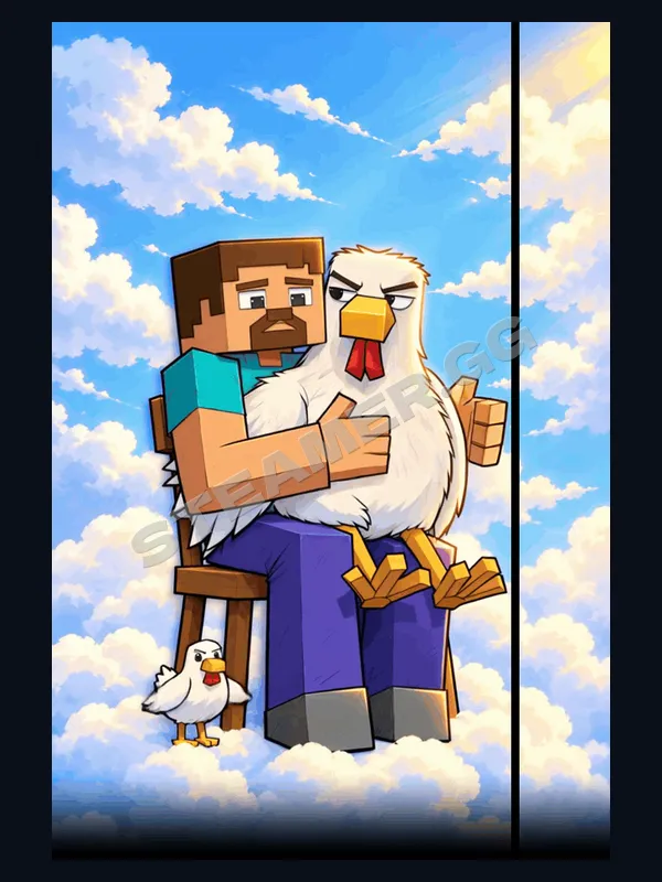 Оформление профиля Steam «Стив (Minecraft)»